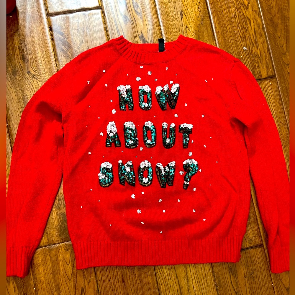 How about snow -ugly christmas sweater